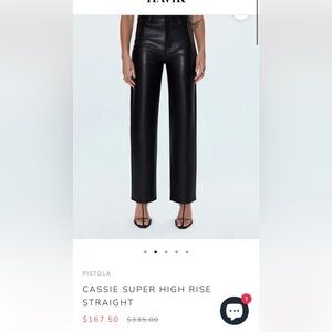Pistola Cassie vegan leather pants-27